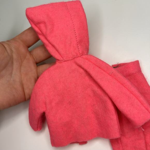 Vintage 1960s Barbie Doll Clone Neon Pink Sweater And Pants Soft - Picture 4 of 7